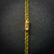 Corrente Grumet Dupla Fecho Gaveta 4,3mm 60cm - Banhado a Ouro 18K na internet