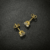 Brinco Circular Cravejado com Pedra de Zircônia 5,5mm - Banhado a Ouro 18K - loja online