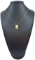Escapulário Elo Veneziana Placa "Tudo Posso" com Cruz Vazada 1,8mm 70cm - Banhado a Ouro 18K na internet