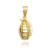 Pingente Granada Detalhada 2,8x1,8cm - Banhado a Ouro 18K