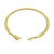 Pulseira Rabo de Rato Chapada Fecho Canhão 4mm 20cm - Banhado a Ouro 18K - comprar online