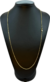 Corrente Cadeado Fecho Tradicional 2mm 60cm ou 70cm - Banhado a Ouro 18K - Haaz Joias e Semijoias