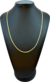 Corrente Rabo de Rato Chapada Fecho Canhão 3mm 60cm ou 70cm - Banhado a Ouro 18K - loja online