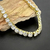 Corrente Riviera Branca Cravejado com Pedras de Zircônia Fecho Canhão 4mm 60cm - Banhado a Ouro 18K