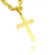 Pingente Crucifixo Chapado Pequeno 2x1,5cm - Banhado a Ouro 18K - comprar online