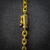 Corrente Cadeado Fecho Canhão 4mm 60cm ou 70cm - Banhado a Ouro 18K na internet