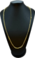 Corrente Cadeado Fecho Canhão 4mm 60cm ou 70cm - Banhado a Ouro 18K - Haaz Joias e Semijoias