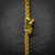 Corrente Grumet Soldada Fecho Gaveta 3,3mm 60cm ou 70cm - Banhado a Ouro 18K na internet