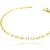 Pulseira Cadeado Fecho Canhão 3mm 20cm - Banhado a Ouro 18K na internet