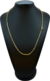 Imagem do Corrente Cadeado Fecho Canhão 3mm 60cm ou 70cm - Banhado a Ouro 18K