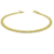 Pulseira Cadeado Dupla Fecho Gaveta 3,5mm 20cm - Banhado a Ouro 18K - comprar online