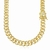 Corrente Cuban Link Cravejado com Pedras de Zircônia Fecho Gaveta 10mm 60cm ou 70cm - Banhado a Ouro 18K