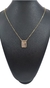 Escapulário Elo Cartier Fé 1,5mm 70cm - Banhado a Ouro 18K - comprar online