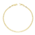 Imagem do Pulseira Veneziana Fecho Canhão 2mm 20cm - Banhado a Ouro 18K