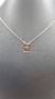 Imagem do Escapulário Elo Cadeado Estrela de Davi 1mm 60cm - Banhado a Ouro 18K