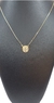 Escapulário Elo Veneziana Medalha São Bento Redondo 1mm 70cm - Banhado a Ouro 18K - Haaz Joias e Semijoias