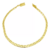 Pulseira Piastrine Fecho Gaveta 3mm 20cm - Banhado a Ouro 18K