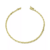 Pulseira Cadeado Fecho Canhão 2mm 20cm - Banhado a Ouro 18K na internet