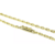 Imagem do Pulseira Cadeado Fecho Canhão 2mm 20cm - Banhado a Ouro 18K