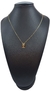 Escapulário Elo Veneziana Placa com Cruz 1mm 60cm - Banhado a Ouro 18K