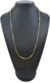Corrente Tijolinho Fecho Canhão 3mm 60cm ou 70cm - Banhado a Ouro 18K - loja online