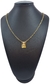 Escapulário Elo Tijolinho Jesus 3mm 70cm - Banhado a Ouro 18K