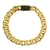 Pulseira Friso Fecho Gaveta 8mm 20cm - Banhado a Ouro 18K