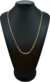 Corrente Grumet Soldada Fecho Gaveta 3,3mm 60cm ou 70cm - Banhado a Ouro 18K
