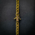 Corrente Grumet Fecho Trava Dupla 7mm 60cm ou 70cm - Banhado a Ouro 18K na internet