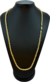 Corrente Cordão Baiano Diamantado Fecho Canhão 5mm 60cm ou 70cm - Banhado a Ouro 18K - Haaz Joias e Semijoias