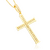 Pingente Crucifixo Tradicional Médio 4x2,8cm - Banhado a Ouro 18K na internet