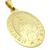 Pingente Medalha Oval Nossa Senhora Aparecida Detalhado 2,5x1,8cm - Banhado a Ouro 18K - comprar online