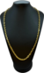 Corrente Cadeado Fecho Trava Dupla 6mm 60cm ou 70cm - Banhado a Ouro 18K