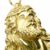 Pingente Rosto de Jesus Cristo Pequeno Cravejado com Pedras de Zircônia 2,2x2,4cm - Banhado a Ouro 18K - comprar online