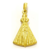 Pingente Nossa Senhora Aparecida Dupla Face 2,8x1,8cm - Banhado a Ouro 18K