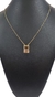 Escapulário Elo Tijolinho Placa "Tudo Posso" com Cruz Vazada 1,8mm 70cm - Banhado a Ouro 18K na internet