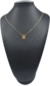 Escapulário Elo Cadeado Fino Espírito Santo e Cruz 1,8mm 60cm - Banhado a Ouro 18K na internet