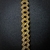Corrente Retangular Cravejado com Pedras de Zircônia Fecho Gaveta Duplo 14mm 45cm - Banhado a Ouro 18K - comprar online