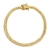 Pulseira Lacraia Fecho Trava Dupla 5mm 20cm - Banhado a Ouro 18K - comprar online