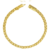 Pulseira Friso Fecho Gaveta 5mm 20cm - Banhado a Ouro 18K na internet