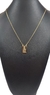 Escapulário Elo Tijolinho Placa "Tudo Posso" com Cruz Vazada 1,8mm 70cm - Banhado a Ouro 18K - Haaz Joias e Semijoias