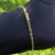 Pulseira Cadeado Fecho Canhão 3mm 20cm - Banhado a Ouro 18K - Haaz Joias e Semijoias