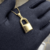 Pingente Cadeado Dupla Face Pequeno 2,4x1,5cm - Banhado a Ouro 18K na internet