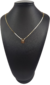 Escapulário Elo Cadeado Fino Espírito Santo e Cruz 1,8mm 60cm - Banhado a Ouro 18K