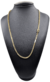 Imagem do Corrente Grumet Fecho Trava Dupla 4,5mm 60cm ou 70cm - Banhado a Ouro 18K