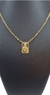 Escapulário Elo Tijolinho Jesus 3mm 70cm - Banhado a Ouro 18K - comprar online
