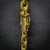 Corrente Cadeado Fecho Trava Dupla 8mm 60cm ou 70cm - Banhado a Ouro 18K na internet