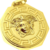 Pingente Medalha Hexagonal Medusa 2,8x2,8cm - Banhado a Ouro 18K - comprar online