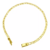 Pulseira Piastrine Fecho Gaveta 3mm 20cm - Banhado a Ouro 18K - comprar online