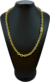 Imagem do Corrente Cadeado Fecho Trava Dupla 8mm 60cm ou 70cm - Banhado a Ouro 18K